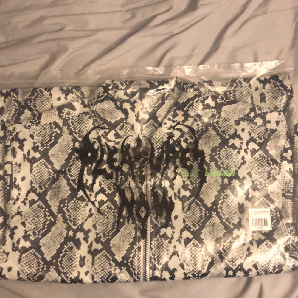 PLEASURES Rail Snakeskin Work Jacket